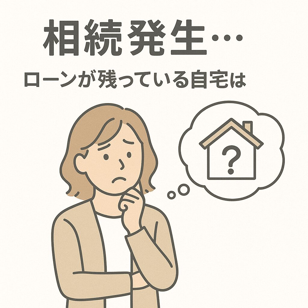 相続発生！ローンが残っている自宅って・・